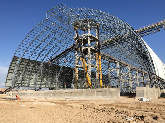 安康煤机油桶翘工程网架